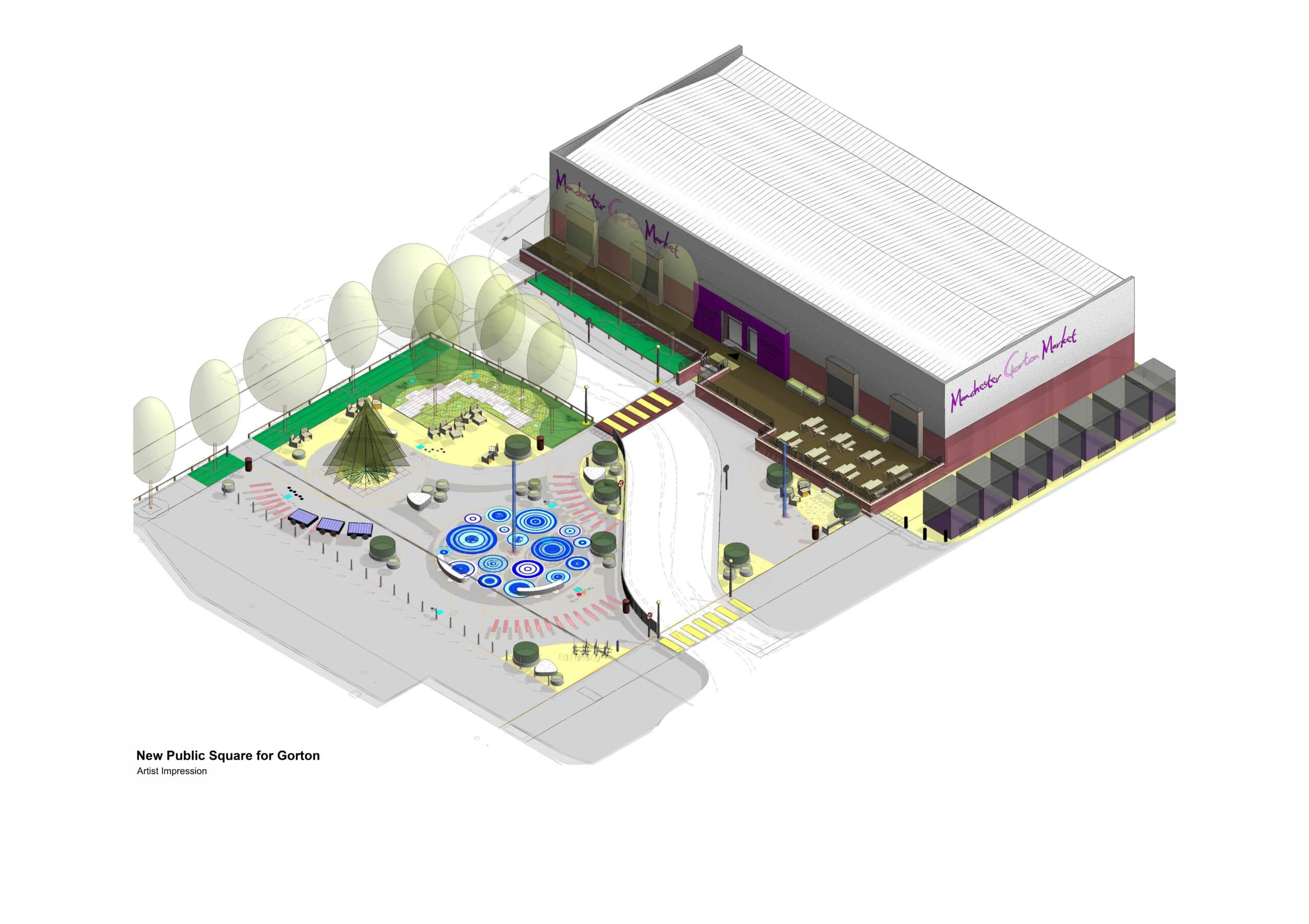 Gorton’s New Town Square: A Community Hub and Modernised Market Experience
