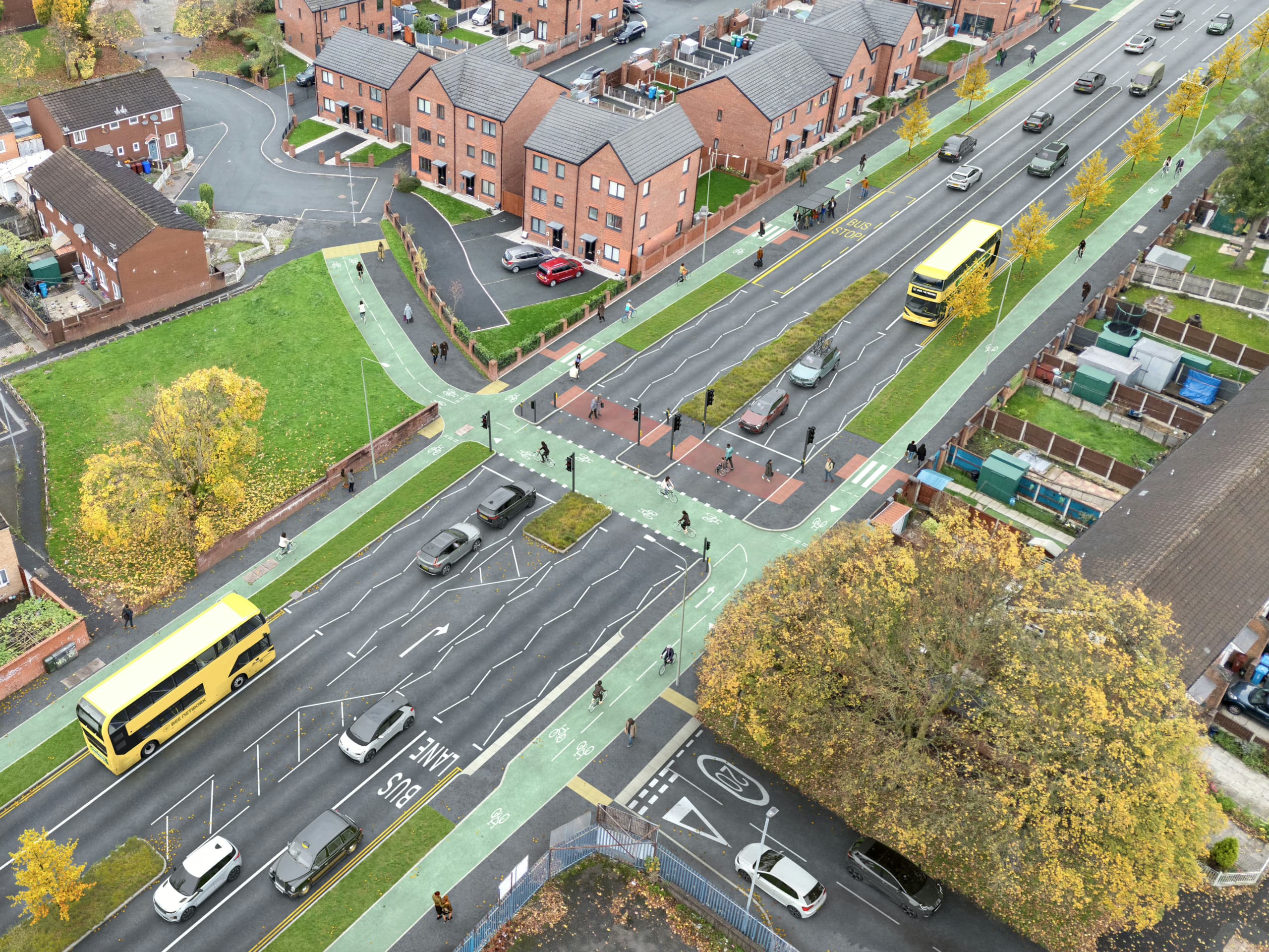 Safer Crossings and Faster Buses at Heart of Oldham Road Proposals