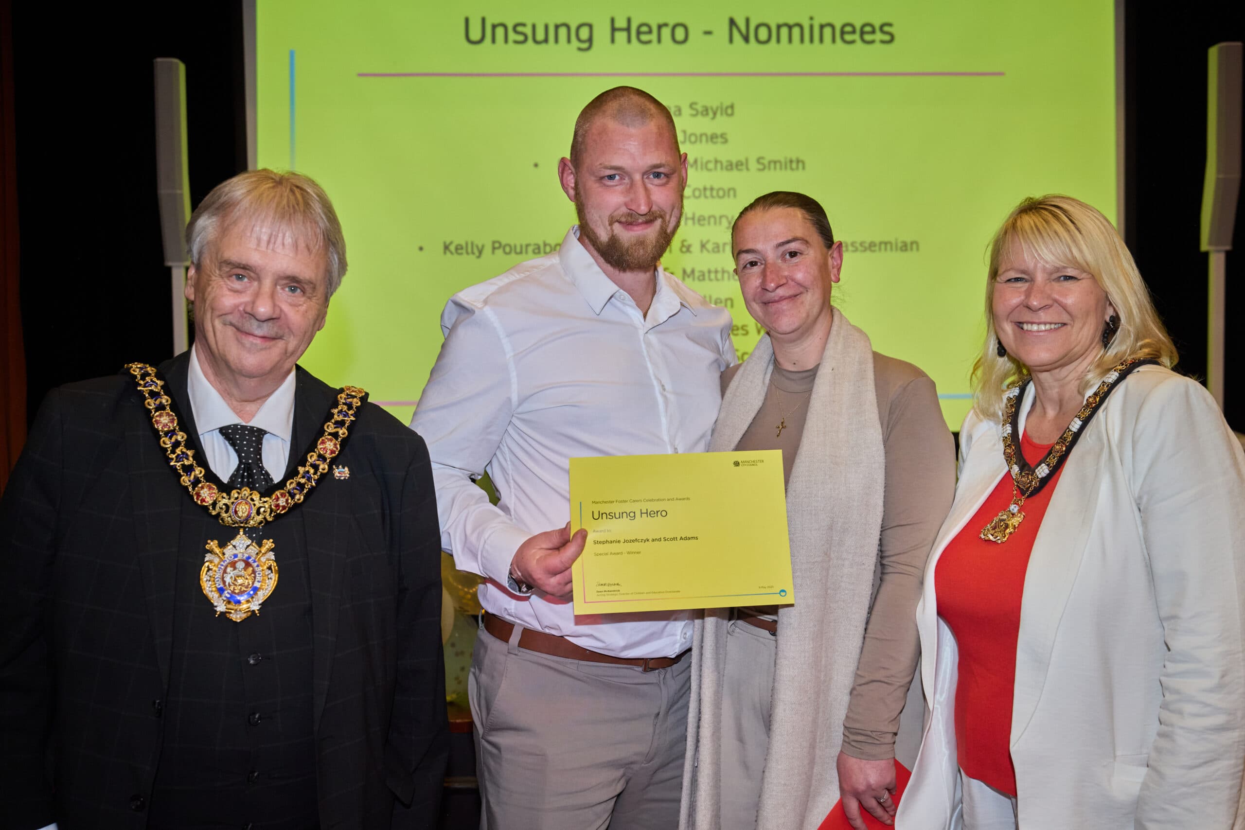 Manchester Honours Foster Carers with Over 700 Years of Service at Annual Awards