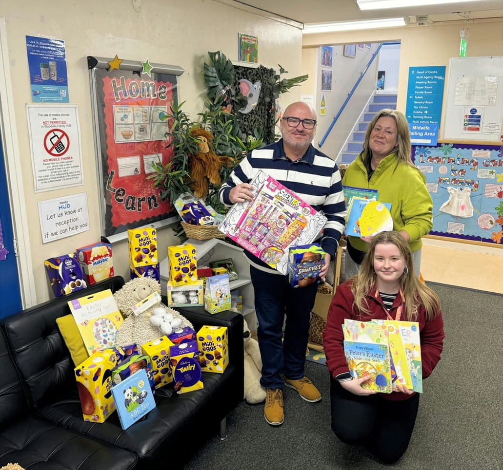 Easter Gifts Delivered To Support Manchester Families