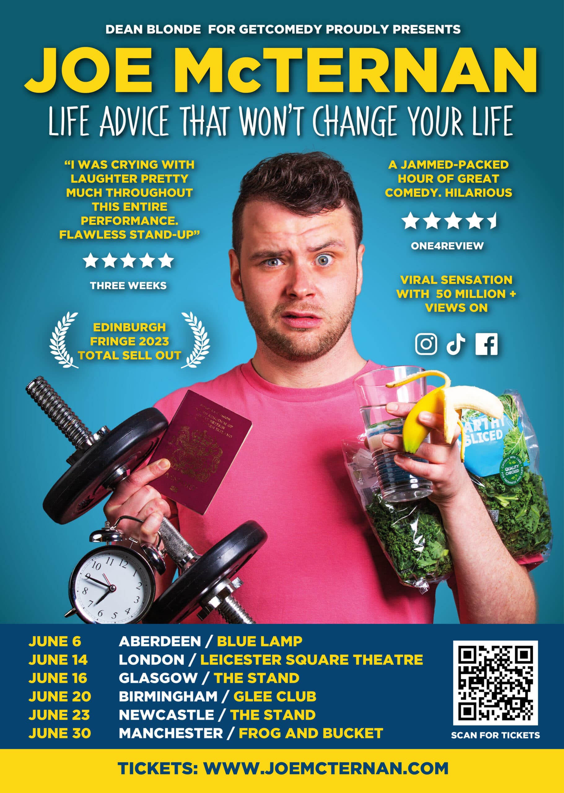 From Fringe Frenzy to Manchester: Catch Joe McTernan Live