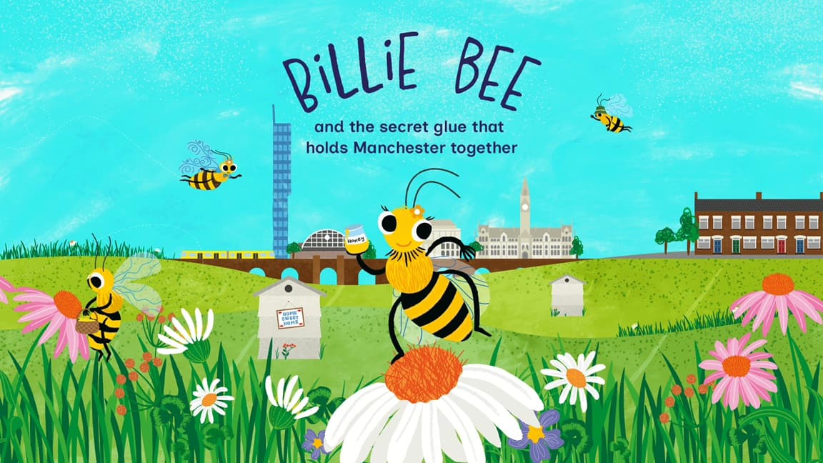 Manchester Bee Story Brought to Life in New Free Children’s Book