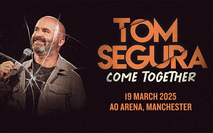 Support the HELP Appeal & See Tom Segura Live at Manchester’s AO Arena