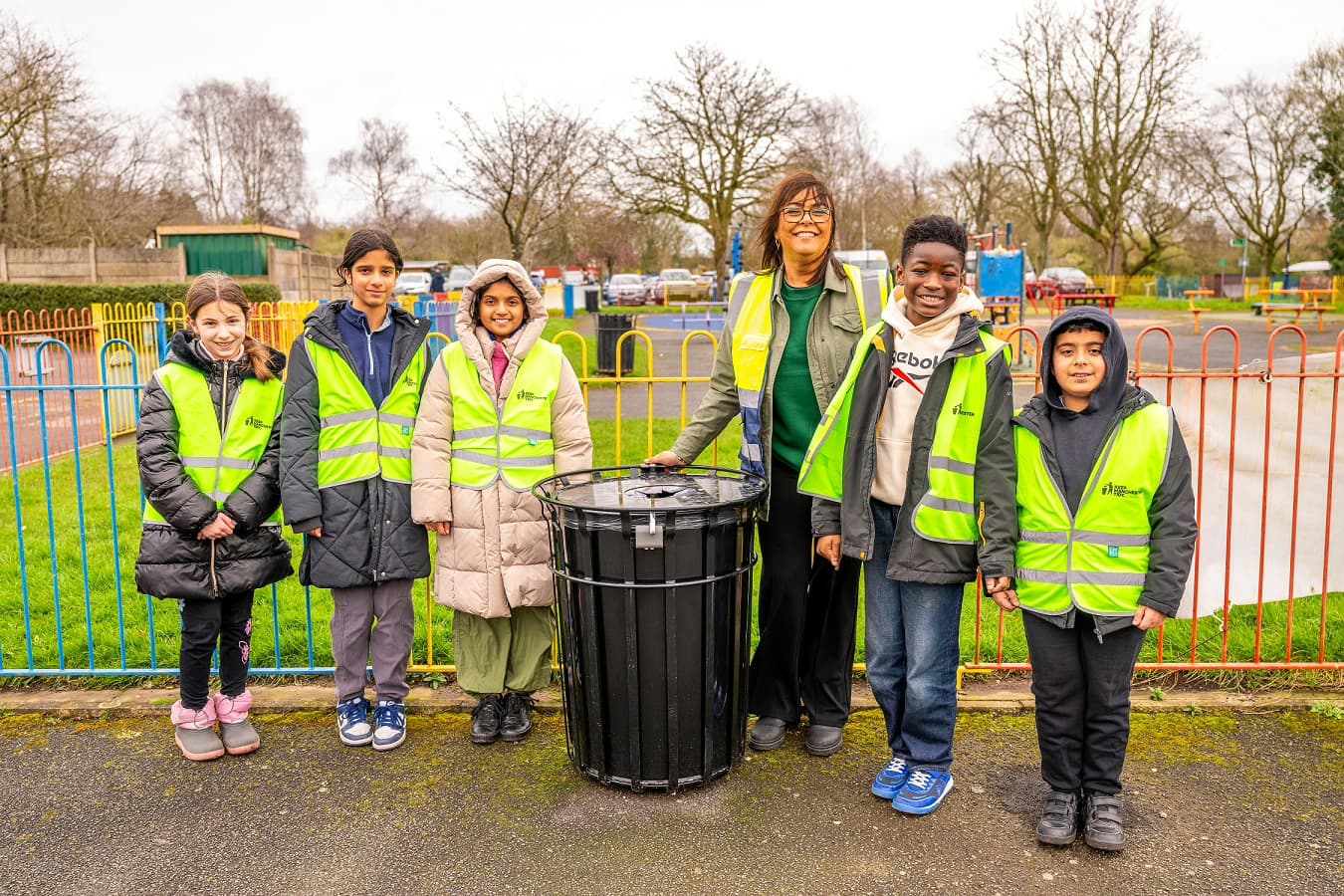 Hundreds of New Litter Bins Installed Across Manchester Parks