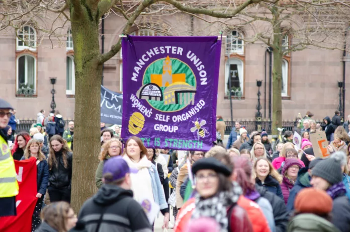 Marching for Equality: Manchester's Walk for Women Celebrates International Women's Day